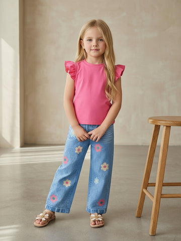 VigoSource Girls Floral Floral Pants - Summer 3