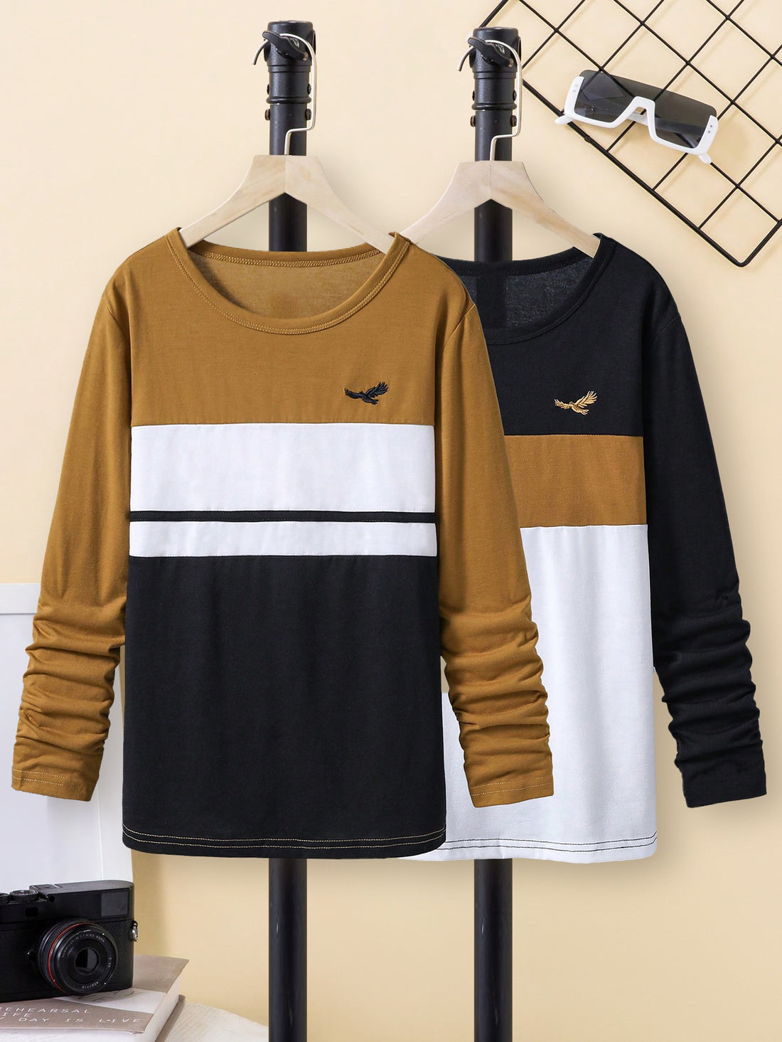 VigoSource Boys Colorblock Knit Outfit Set