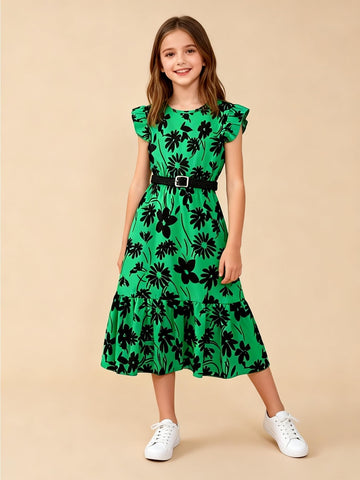 VigoSource Girls Floral Cotton Dress 51