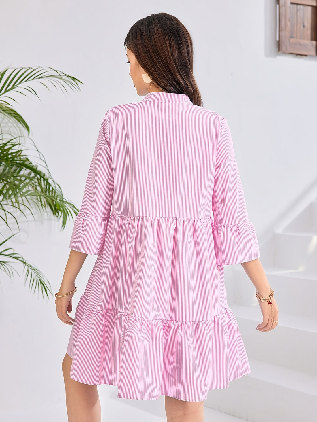 VigoSource Girls Striped Cotton Dress 5