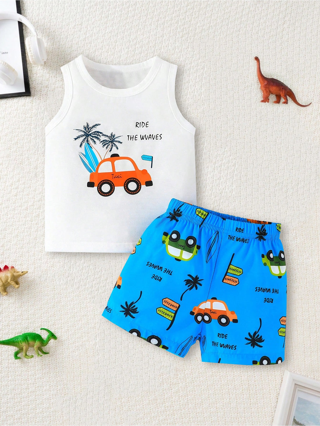 VigoSource Boys This Is a Two-piece Set Featuring a Sleeveless ...