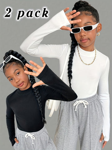 VigoSource Girls Solid Color Casual
