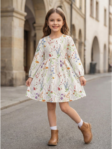 VigoSource Girls Floral Cotton Dress 32
