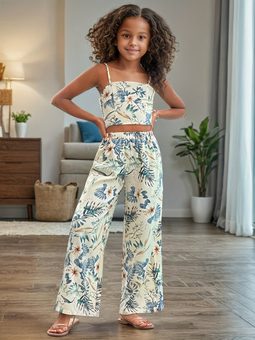 VigoSource Girls Floral Cotton Pants 6