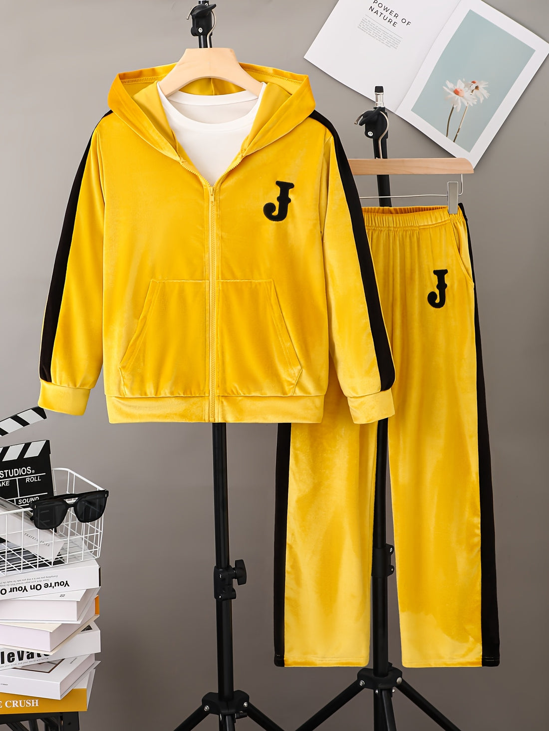 VigoSource Boys Set of Two Pieces Including a Hooded Jacket and Long Pants Fo...