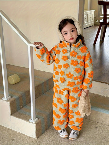 VigoSource Girls Floral Cotton Pants