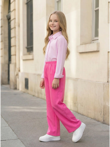 VigoSource Girls Striped Cotton Pants 5