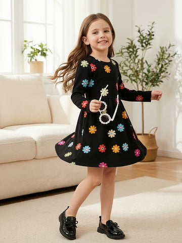 VigoSource Girls Floral Cotton Dress 39
