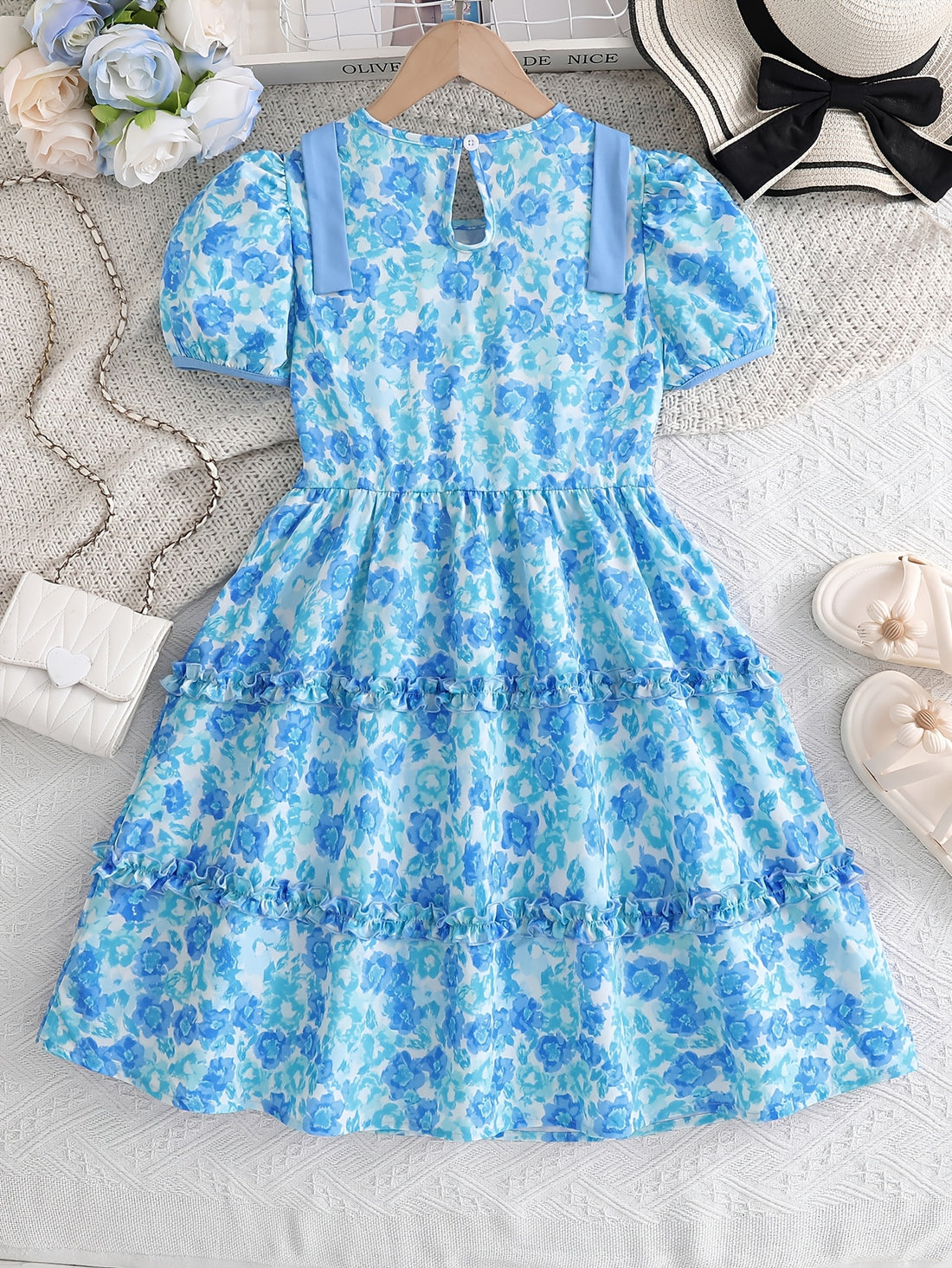 VigoSource Girls Floral Cotton Dress 4