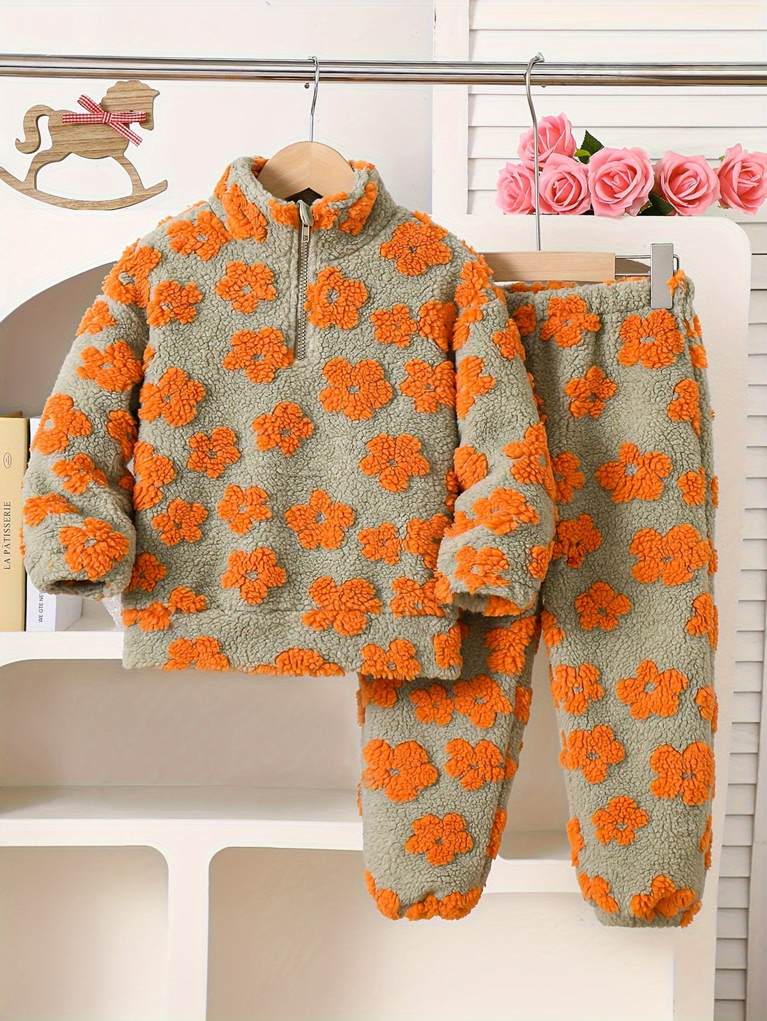 VigoSource Girls Floral Cotton Pants