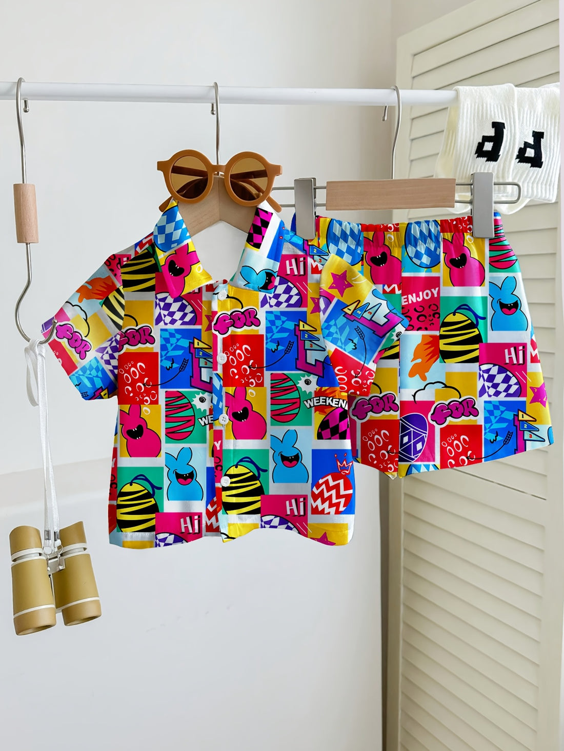 VigoSource Boys Shorts Set Stylish Lightweight Full