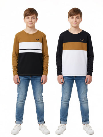 VigoSource Boys Colorblock Knit Outfit Set