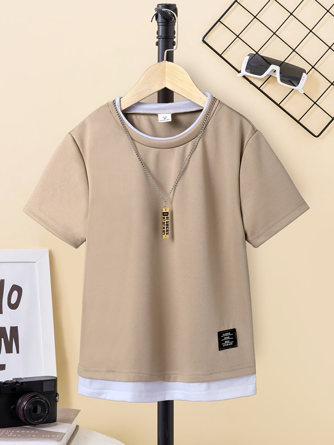 VigoSource Boys Solid Color Tops