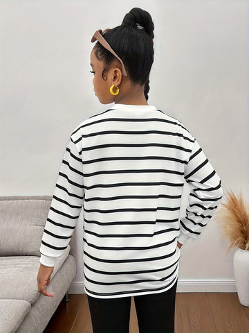 VigoSource Girls Striped Cotton Outfit Set 2
