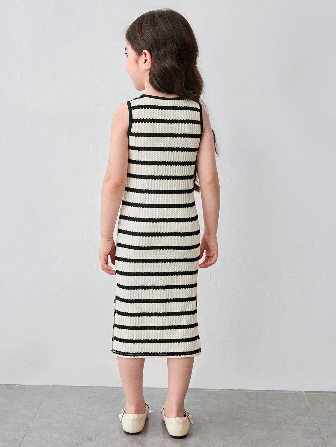 VigoSource Girls Striped Cotton Dress