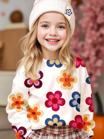 VigoSource Girls Floral Cotton Outfit Set 4