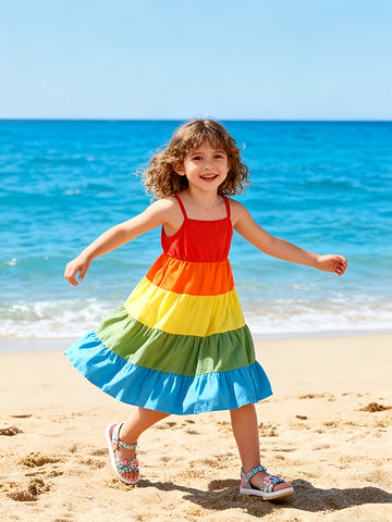 VigoSource Girls Sleeveless Outfit Set