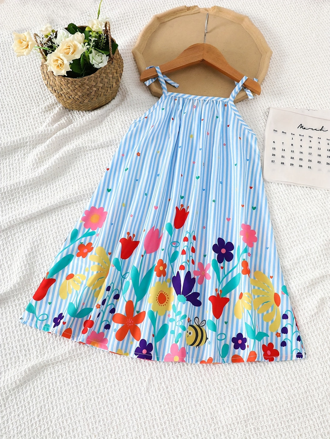 VigoSource Girls Floral Cotton Dress 38