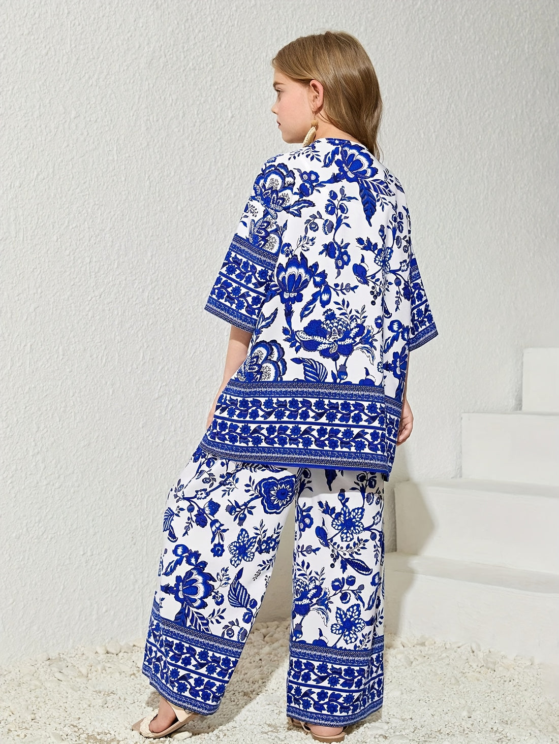 VigoSource Girls Floral Cotton Pants 3