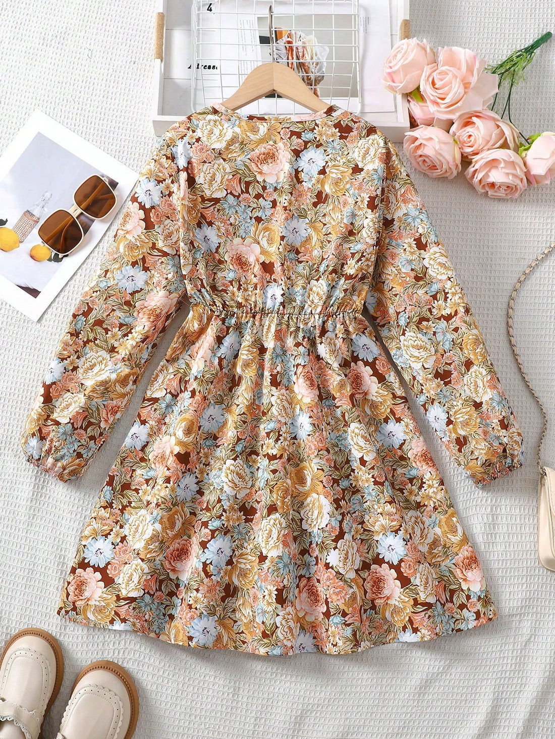 VigoSource Girls Floral Cotton Dress 16