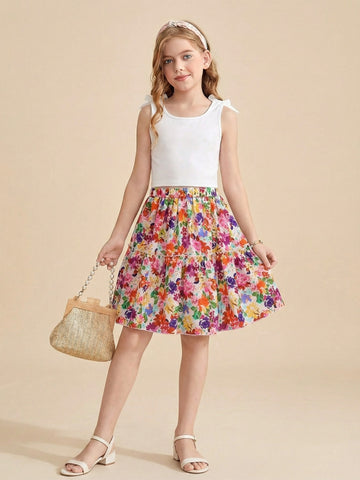 VigoSource Girls Floral Skirts