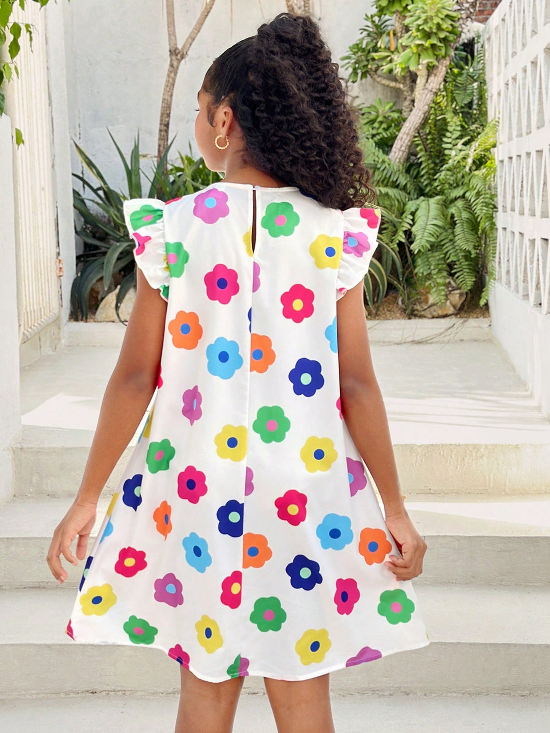 VigoSource Girls Floral Cotton Dress 19