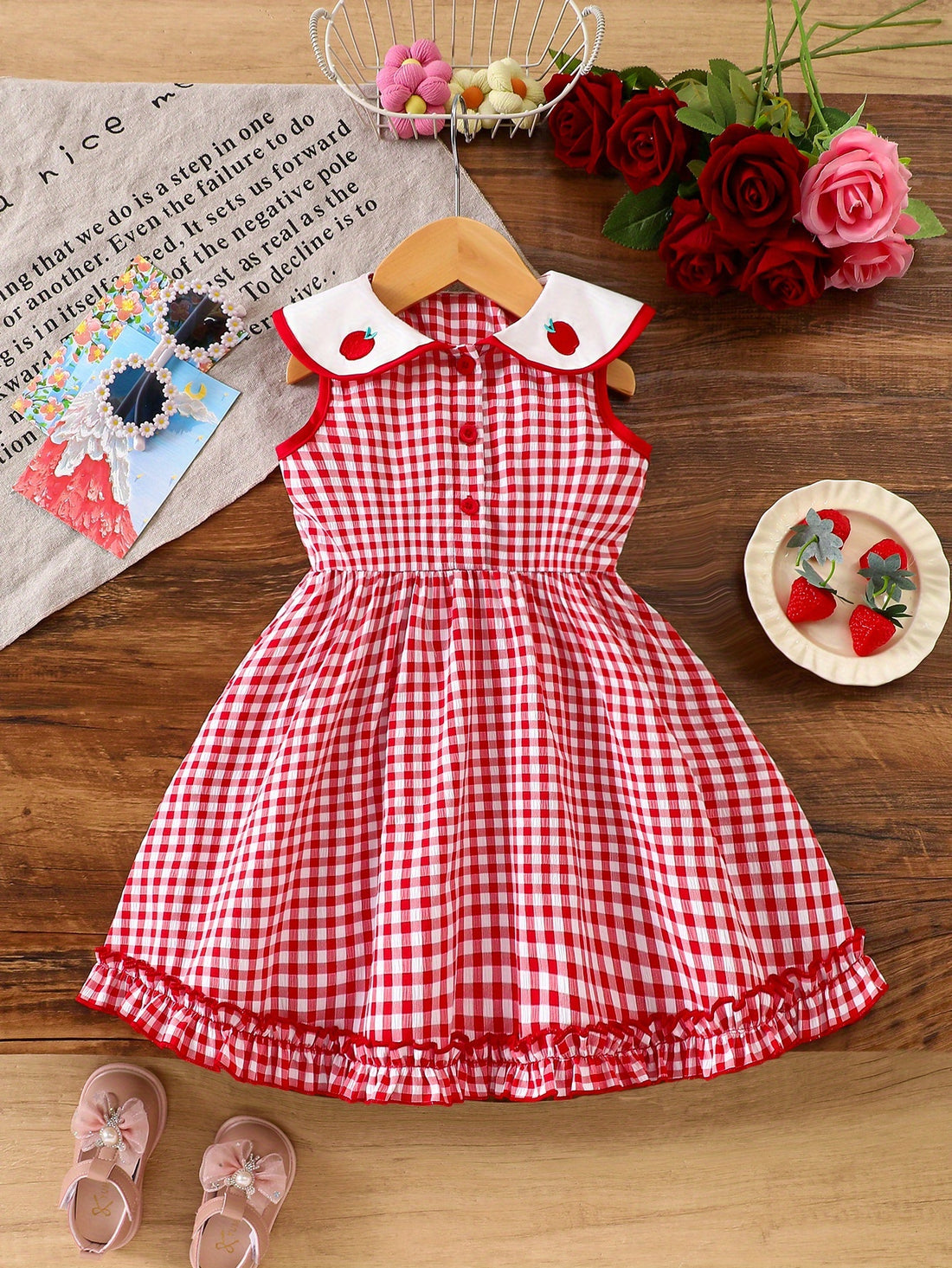 VigoSource Girls Floral Cotton Dress 40