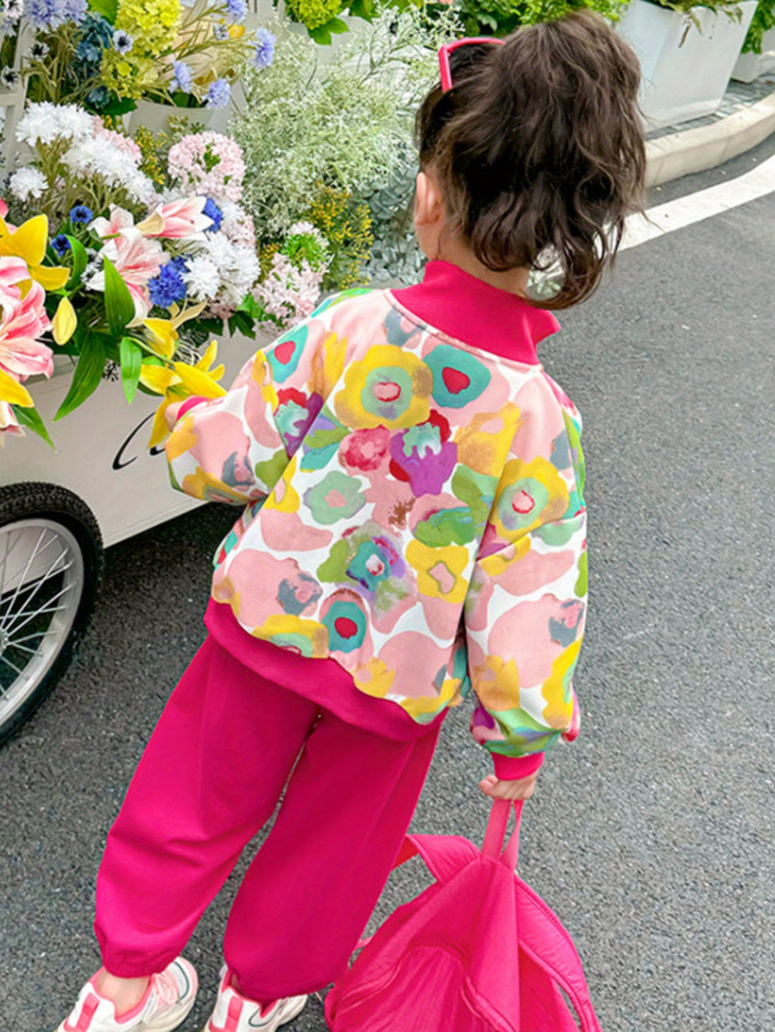 VigoSource Girls Floral Cotton Pants