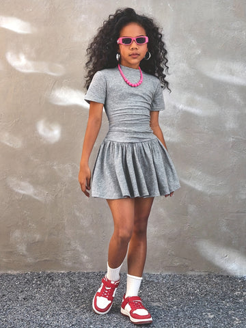 VigoSource Girls Solid Color Skirts