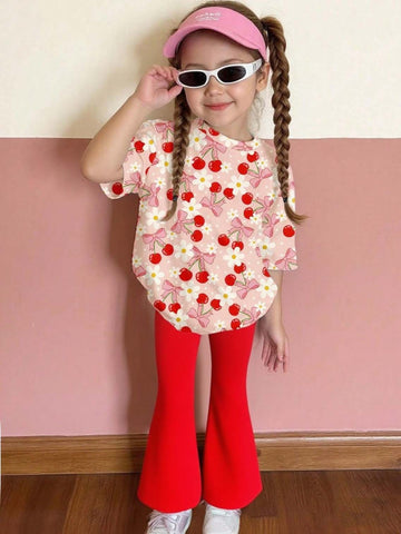 VigoSource Girls Floral ' Floral Pants - Summer