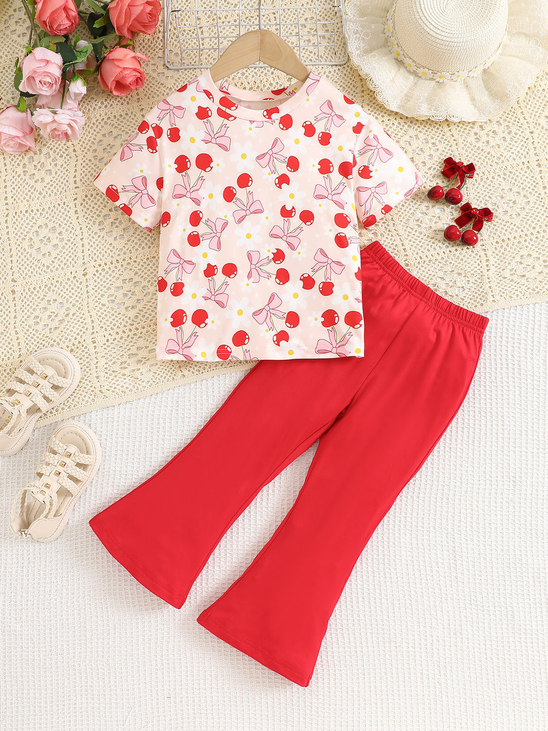 VigoSource Girls Floral ' Floral Pants - Summer