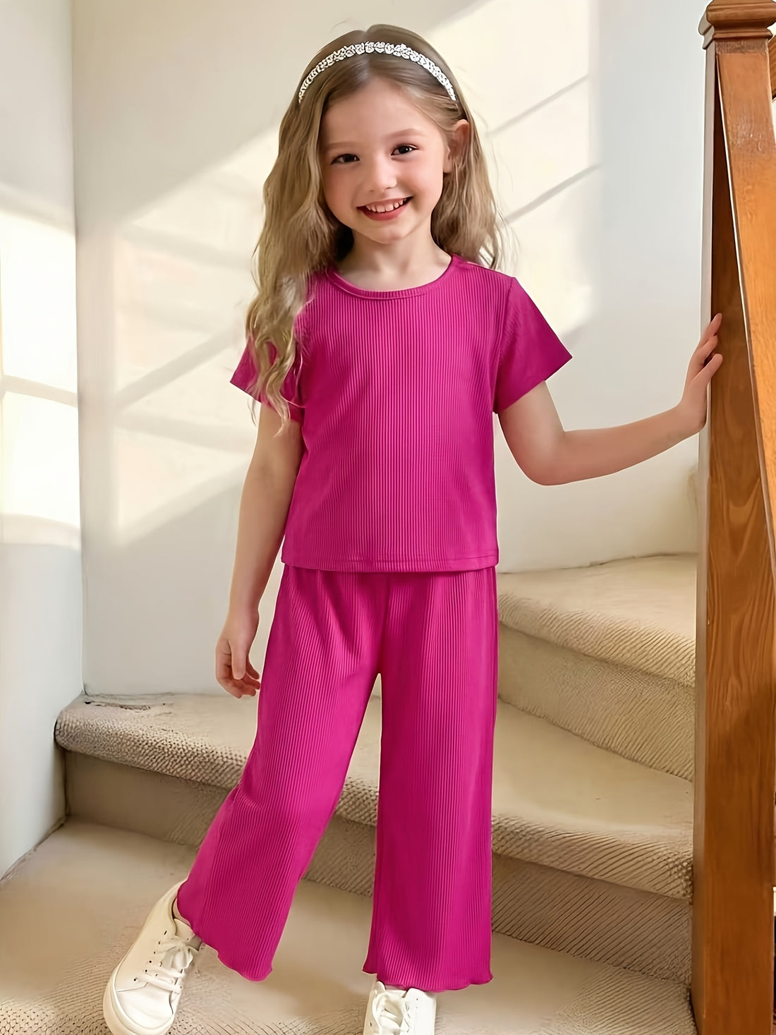 VigoSource Girls Short Sleeve Knit Pants 3