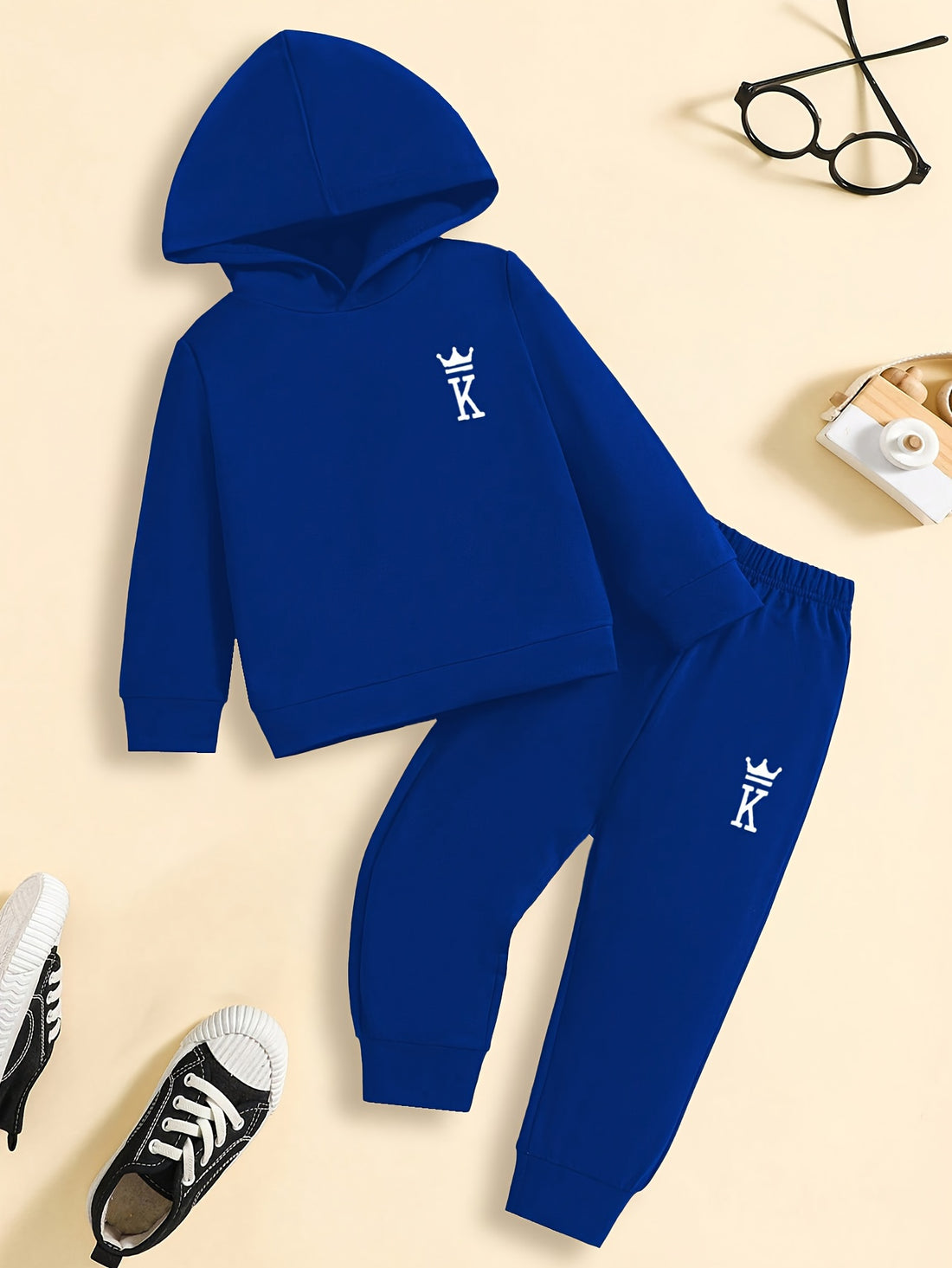 VigoSource Boys Trendy and Handsome Crown English Print